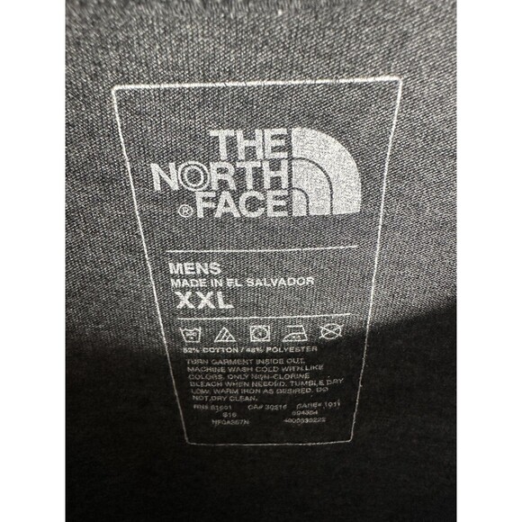 The North Face Shirt Mens XXL Gray Mountain Graphic Short Sleeve Tee Outdoor - Picture 4 of 5